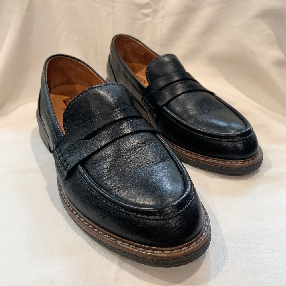 PIKOLINOS Aldaya Black Leather Loafers, Size 7